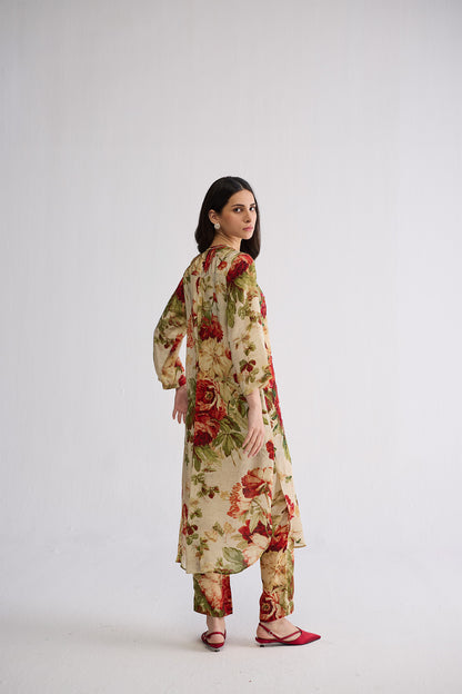 SAMA EMBROIDERED KURTA SET