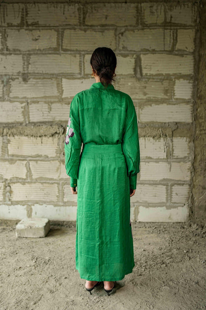 Wildflower Shirt and Skirt Set