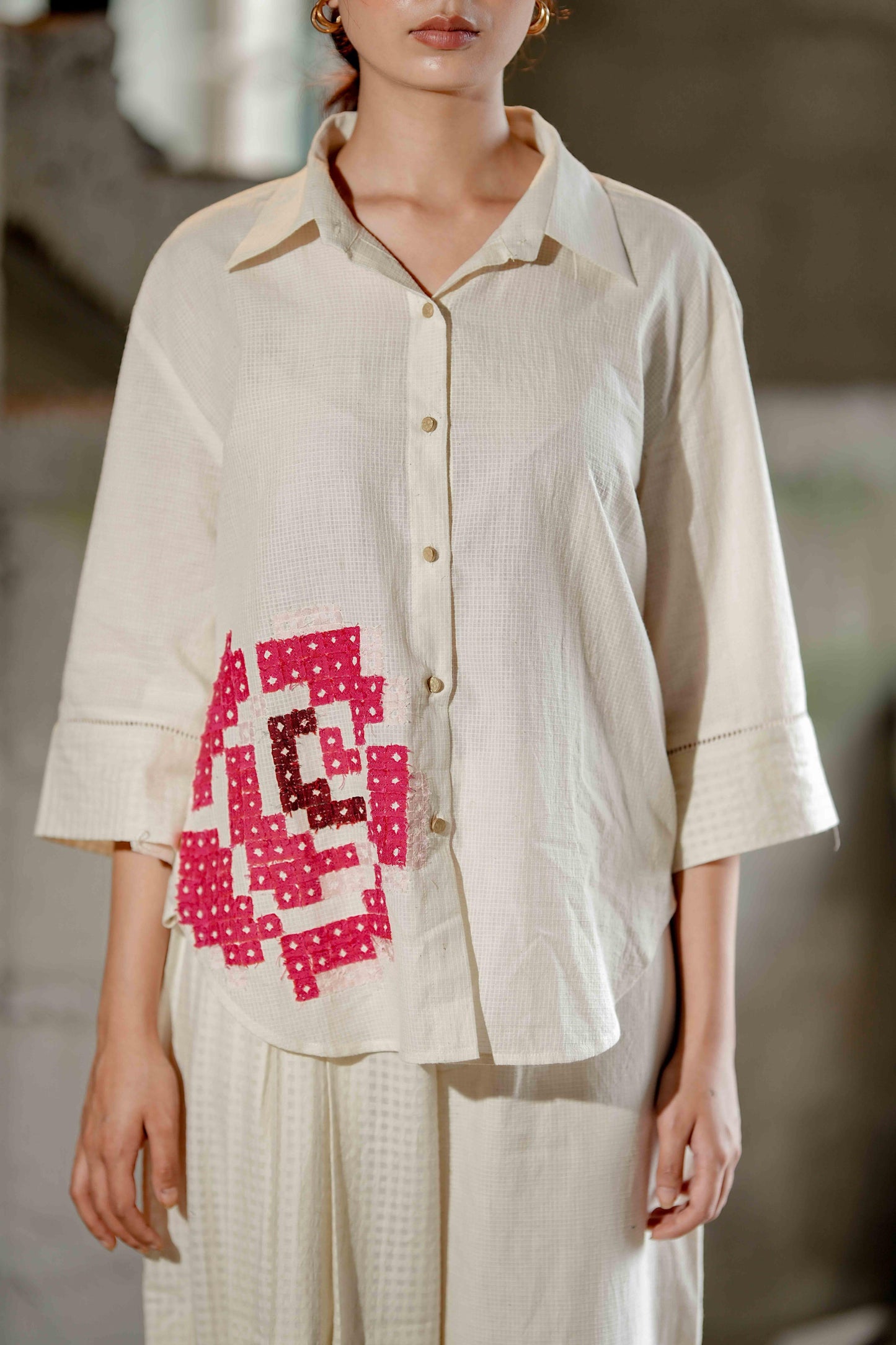 Quiet Bloom Shirt and Trouser Set