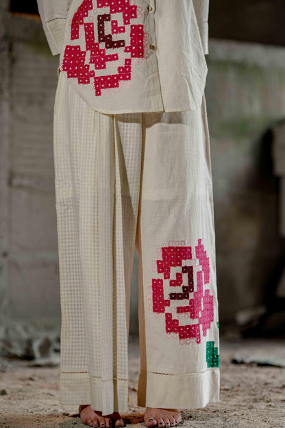 Quiet Bloom Shirt and Trouser Set