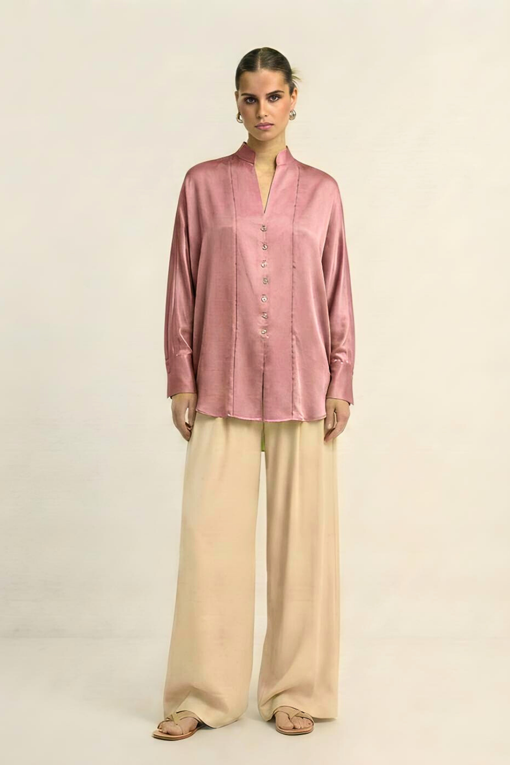 Brick Red Kaftan Blouse