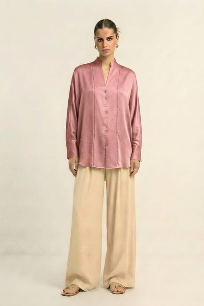 Brick Red Kaftan Blouse