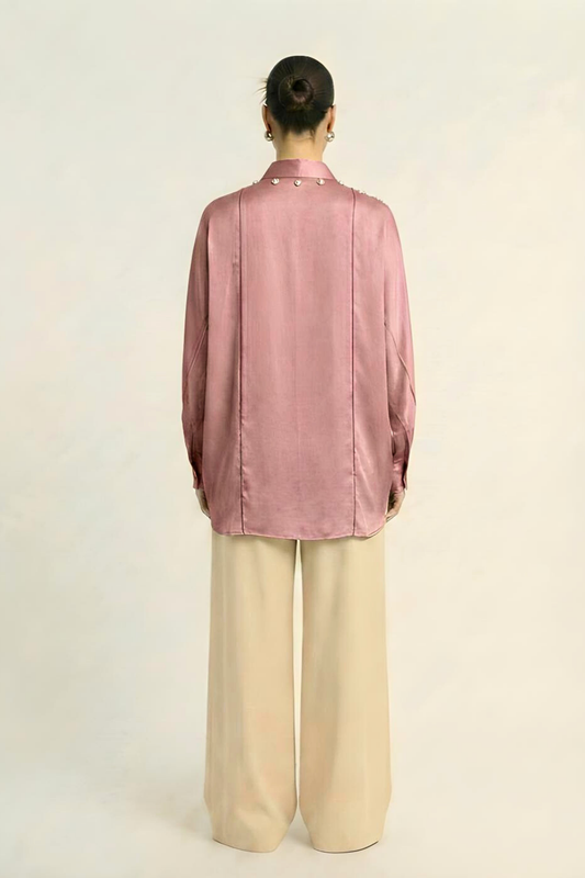 Brick Red Kaftan Blouse