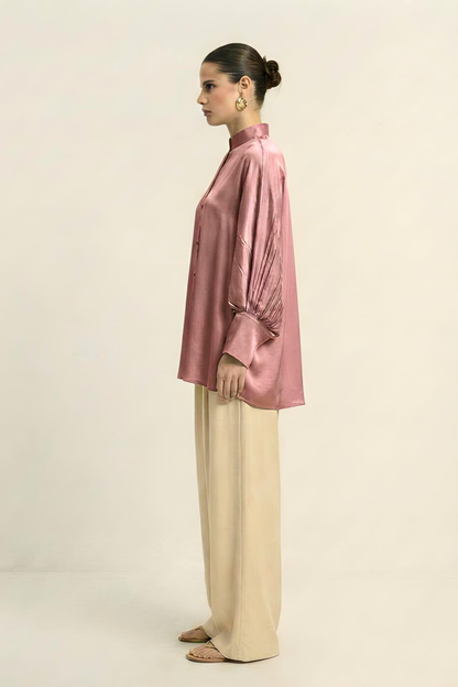 Brick Red Kaftan Blouse
