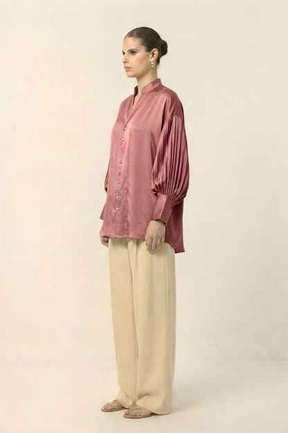 Brick Red Kaftan Blouse