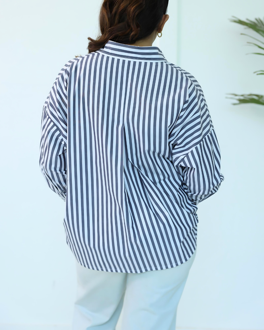 Candy Stripe Freestyle Daily Shirt Charcoal