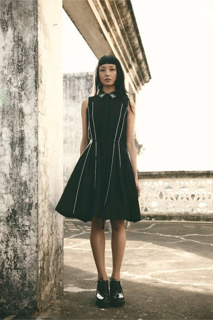 AN Trench Dress Black