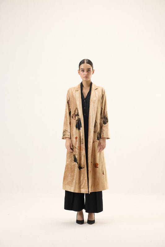 Soft Gold Trench Coat