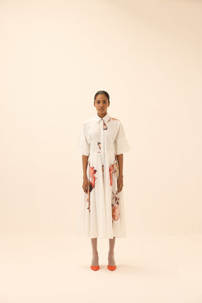 Caucasian Shirt Dress