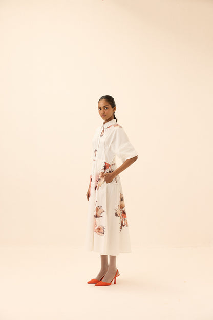 Caucasian Shirt Dress