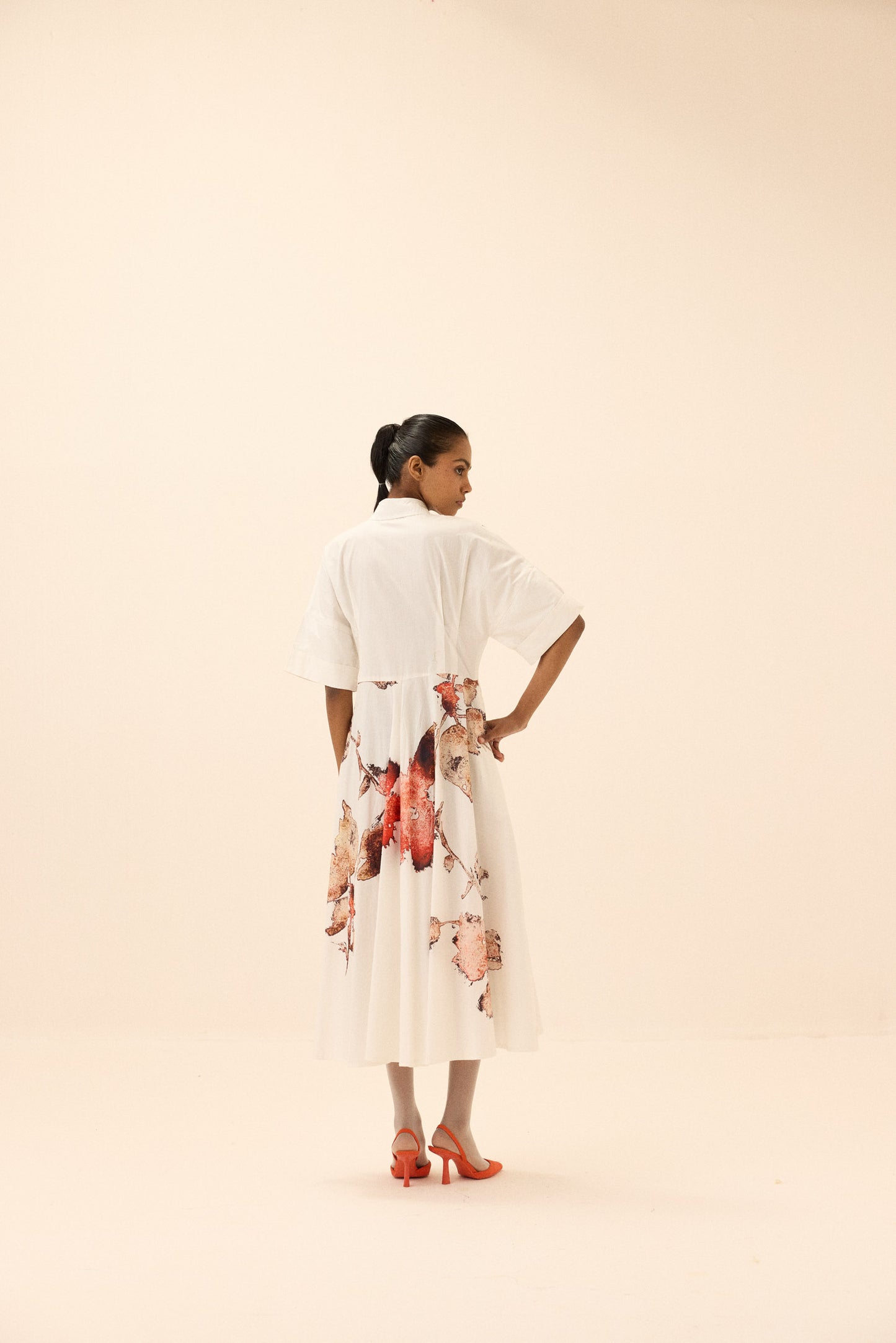 Caucasian Shirt Dress