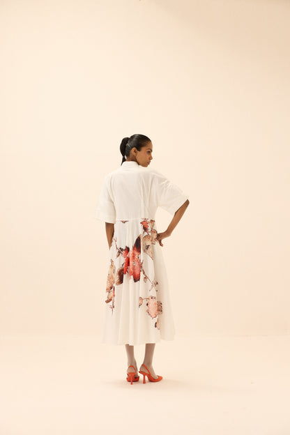 Caucasian Shirt Dress