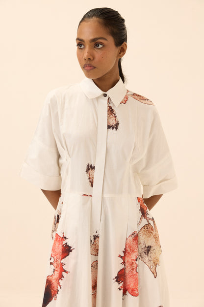 Caucasian Shirt Dress