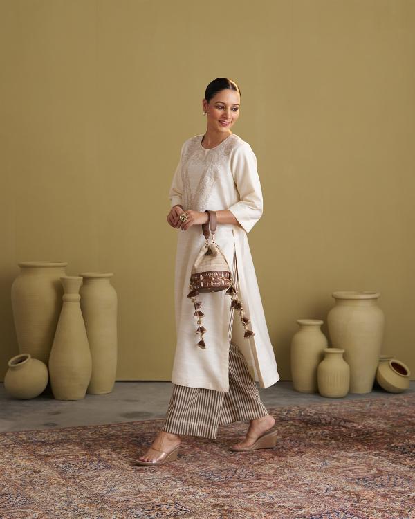 Ivory Mulbery Silk Set