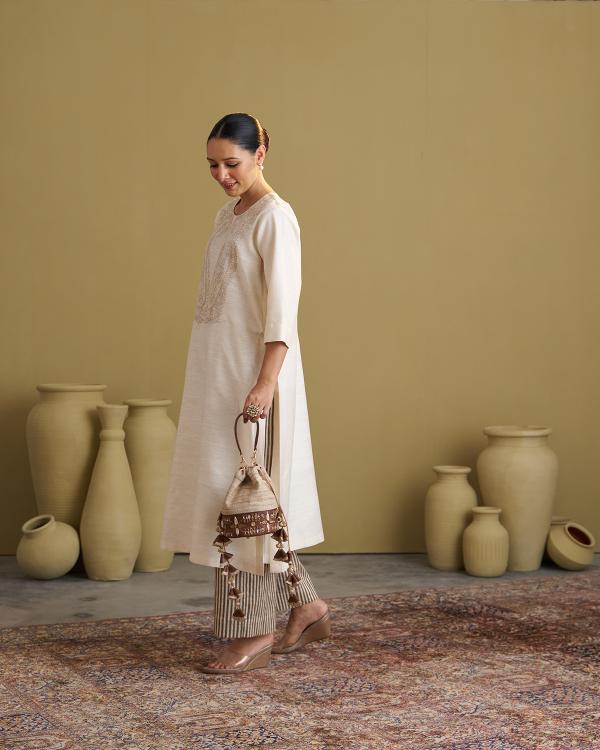 Ivory Mulbery Silk Set