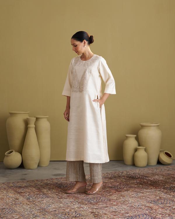 Ivory Mulbery Silk Set