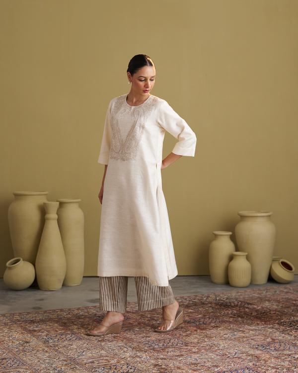 Ivory Mulbery Silk Set