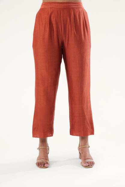 Zinnia Pant - Rust