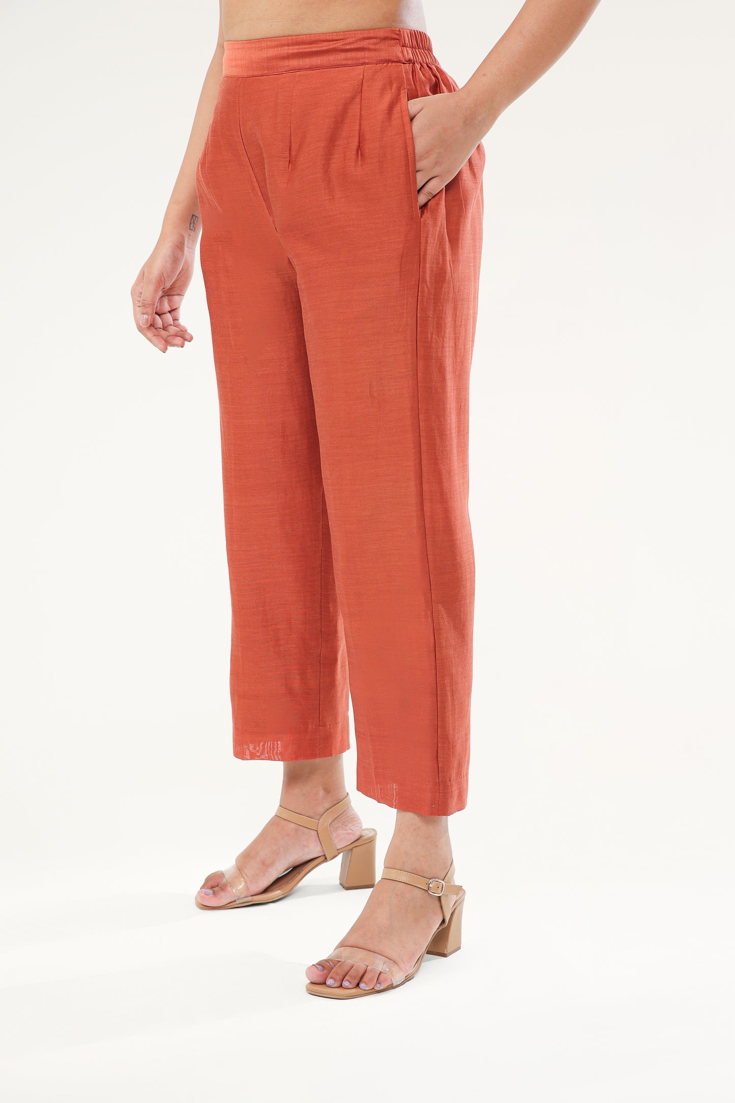 Zinnia Pant - Rust