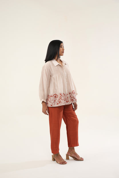 Zinnia Pant - Rust