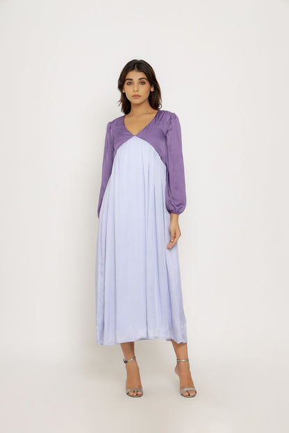 Purple-Lilac Maxi Dress