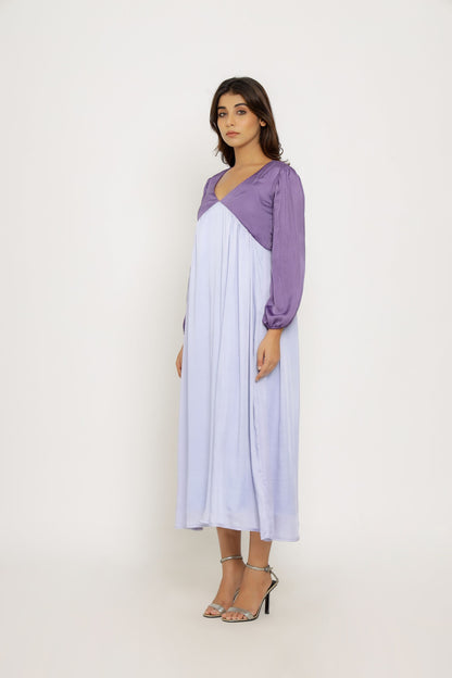 Purple-Lilac Maxi Dress