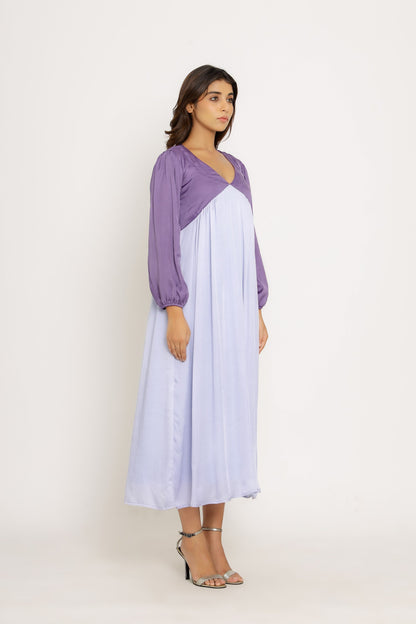 Purple-Lilac Maxi Dress