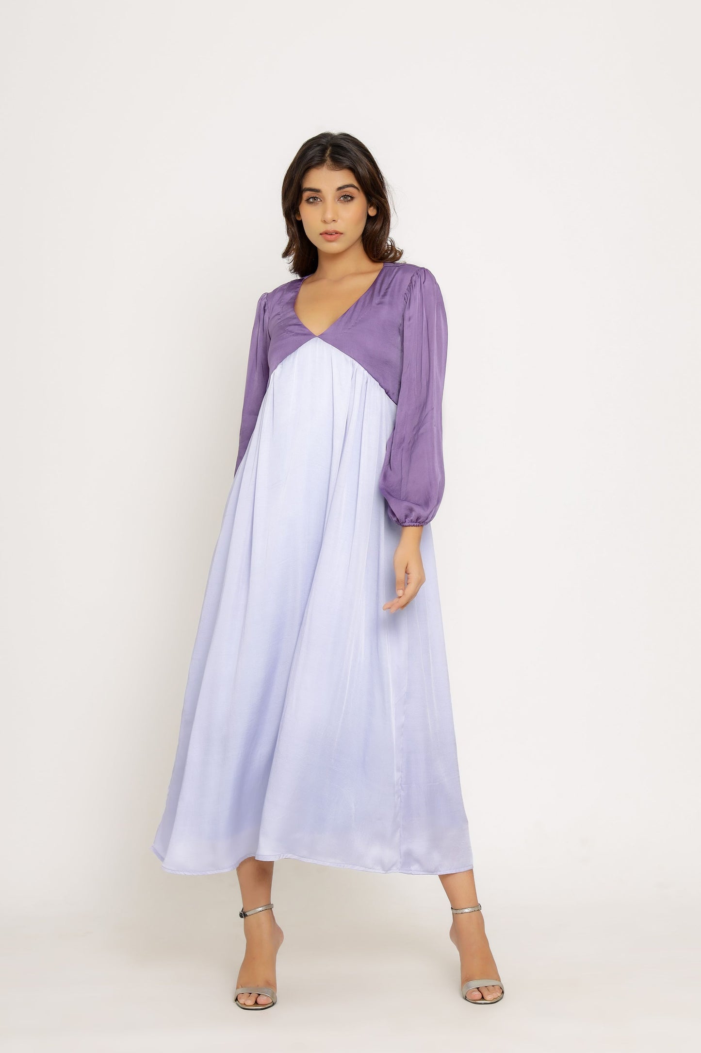 Purple-Lilac Maxi Dress