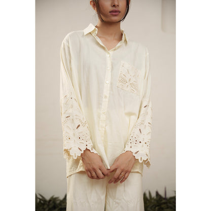 Capsule 5, Beige Cotton, Cutwork