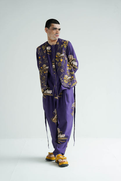 Amethyst Mens Embroidered Vest