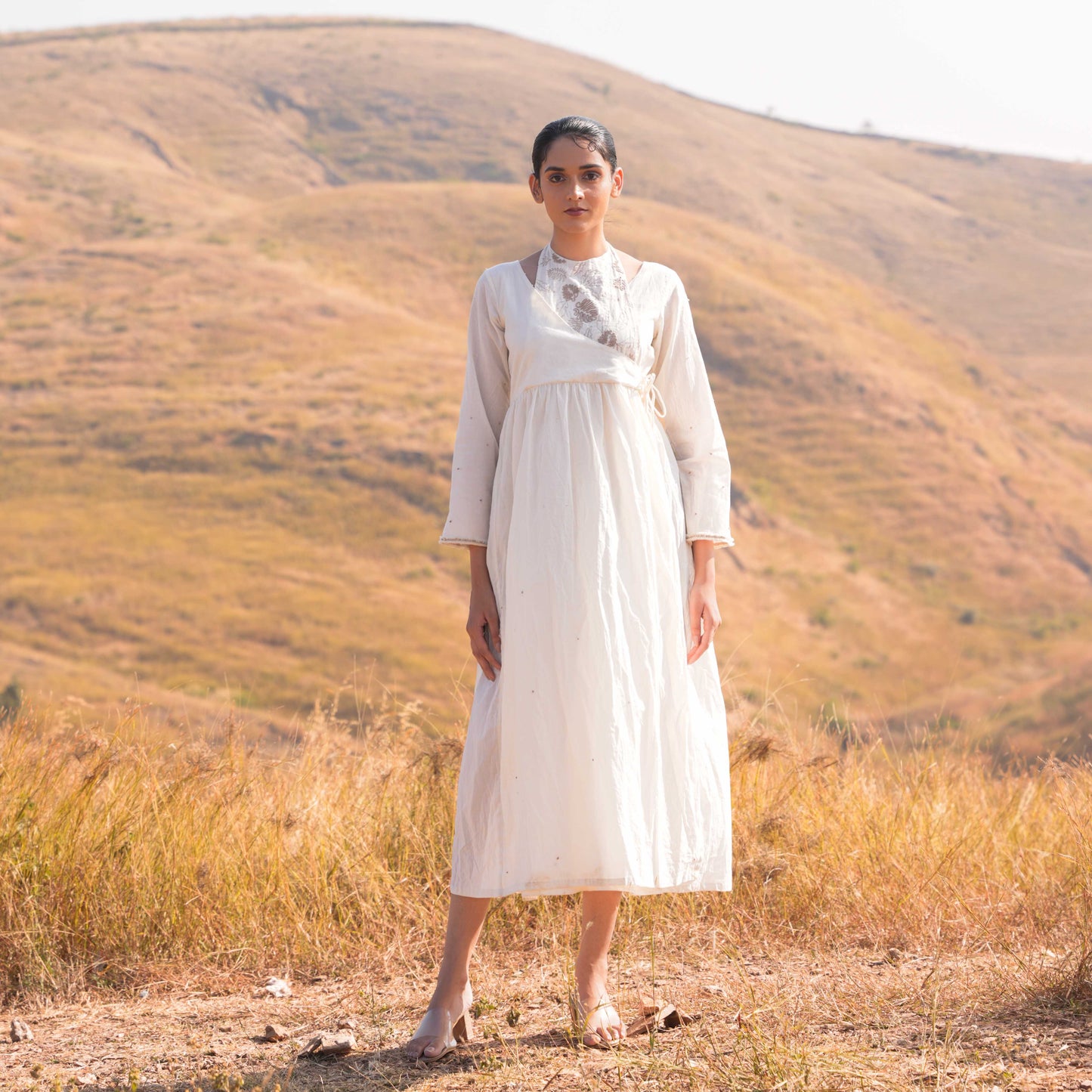 Nicola Dress Beige