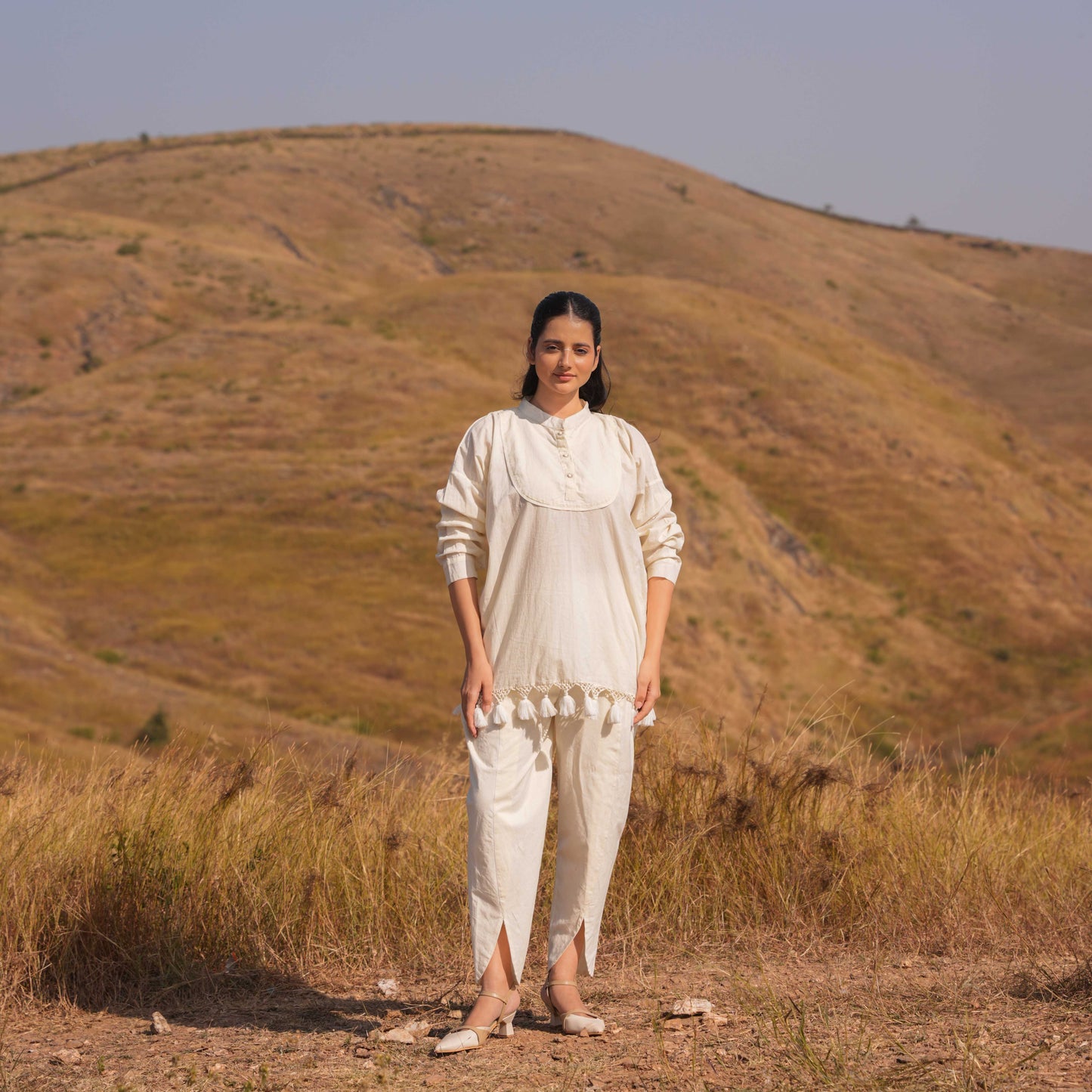 Arlo Top and Pant Co-ord Set Beige