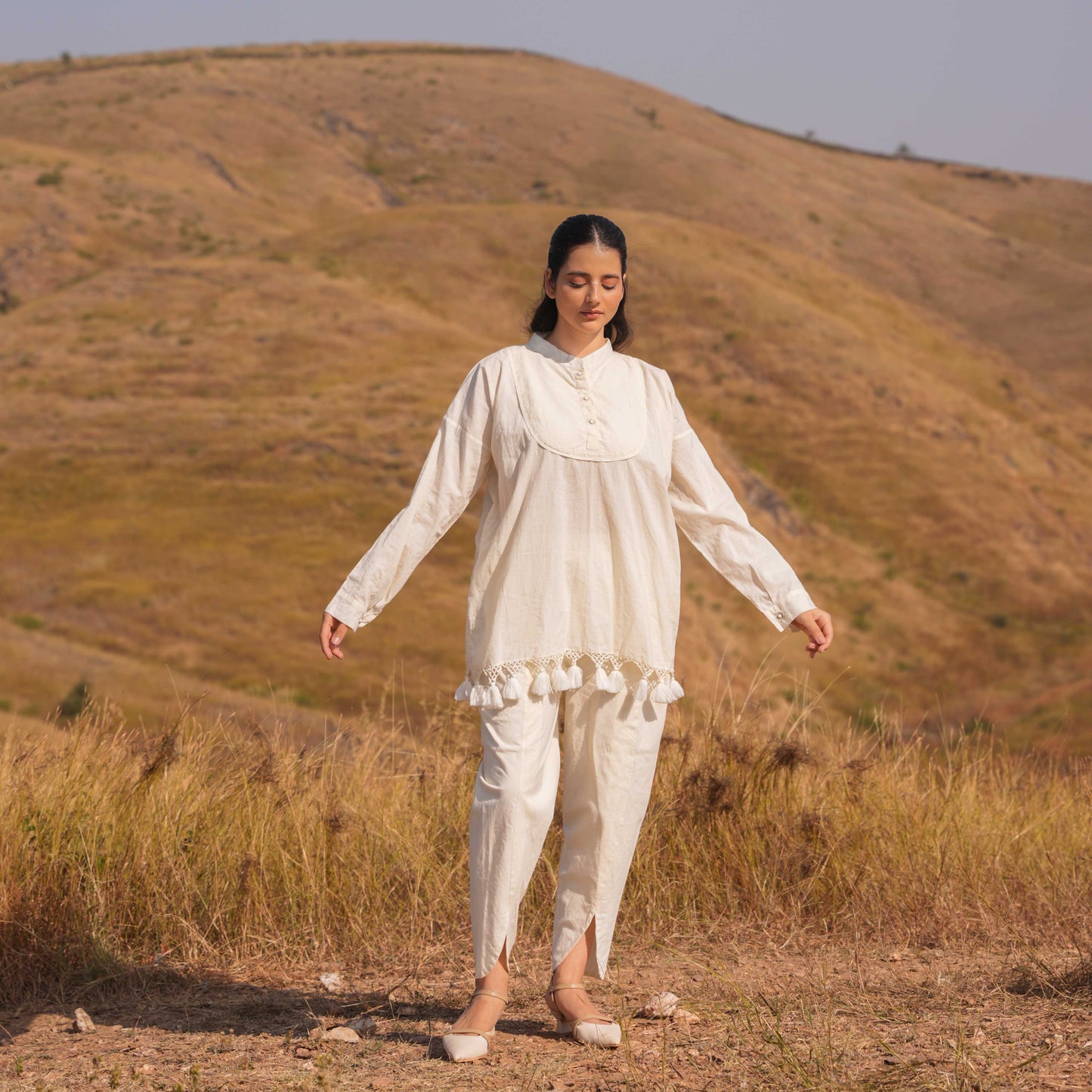 Arlo Top and Pant Co-ord Set Beige