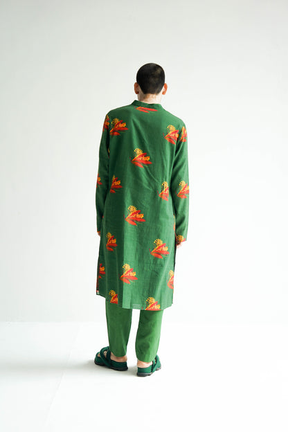 Green Firefly Kurta Set