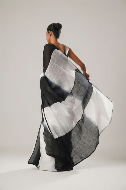MJ Ombre Check Saree