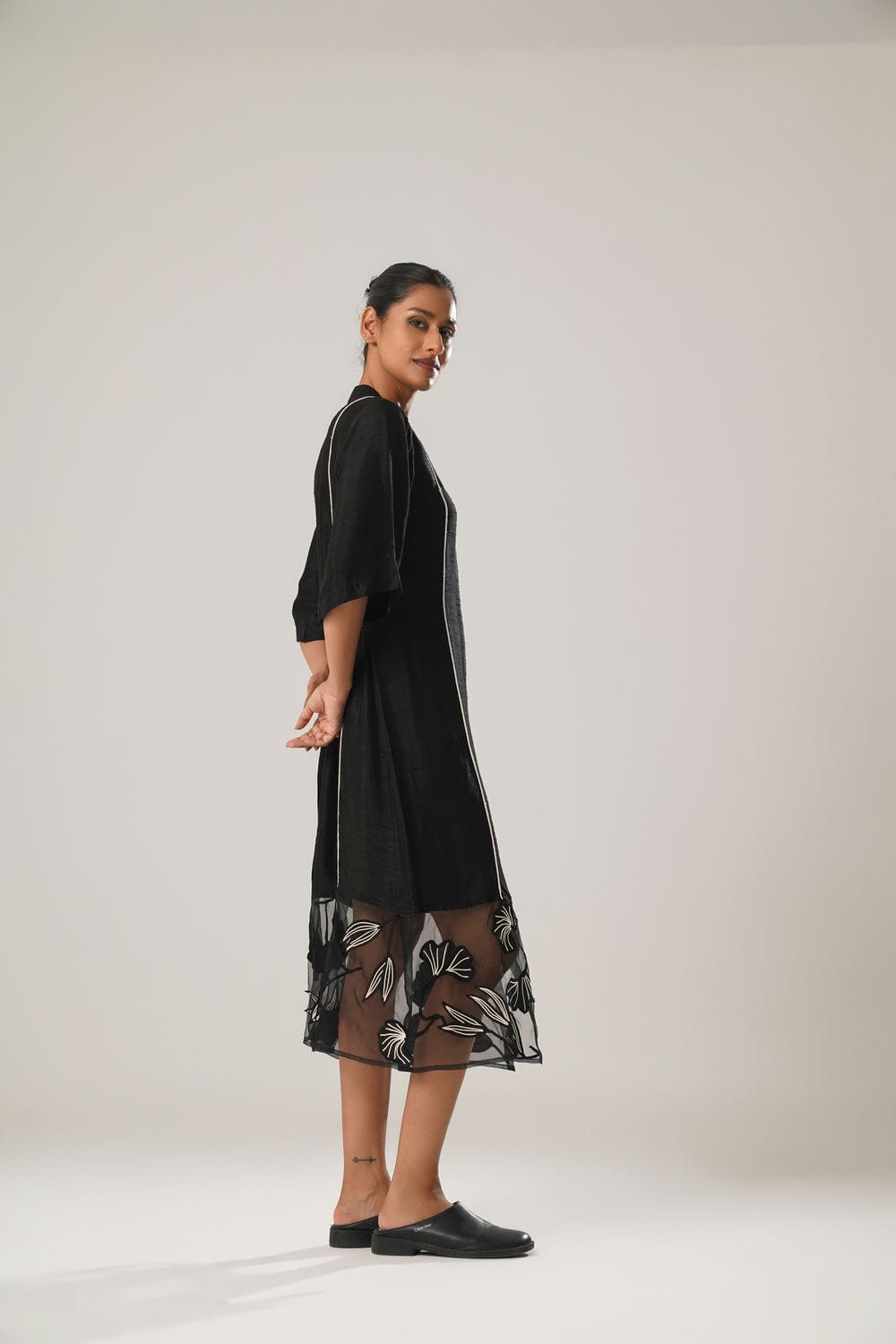MJ Organza Panel Dress
