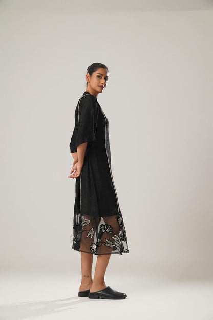 MJ Organza Panel Dress