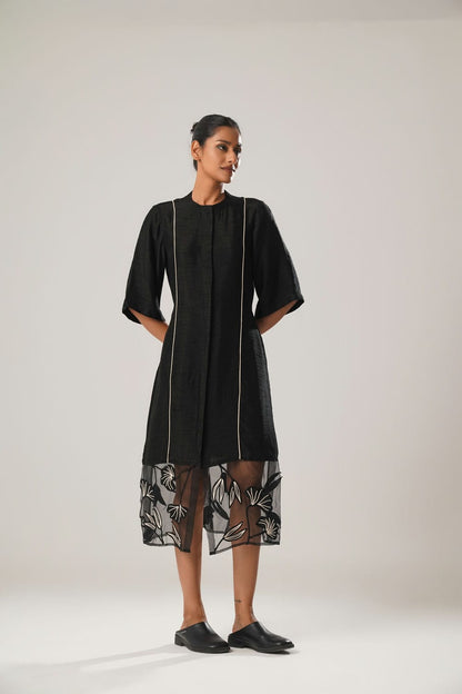 MJ Organza Panel Dress