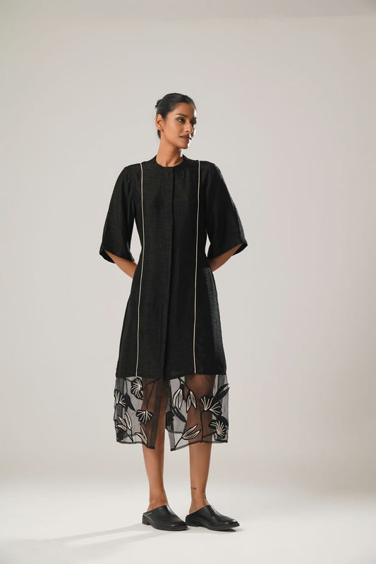 MJ Organza Panel Dress
