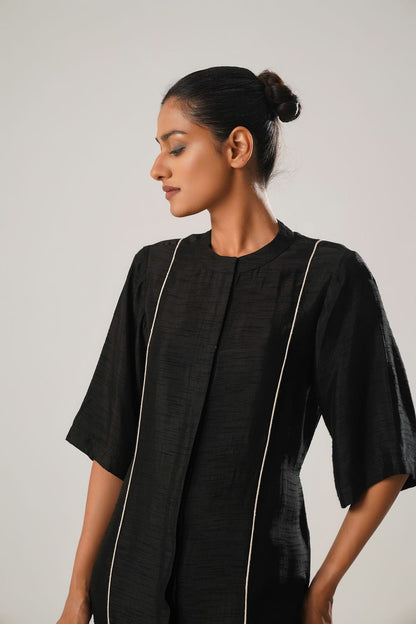 MJ Organza Panel Dress