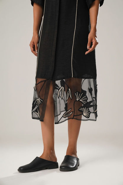 MJ Organza Panel Dress
