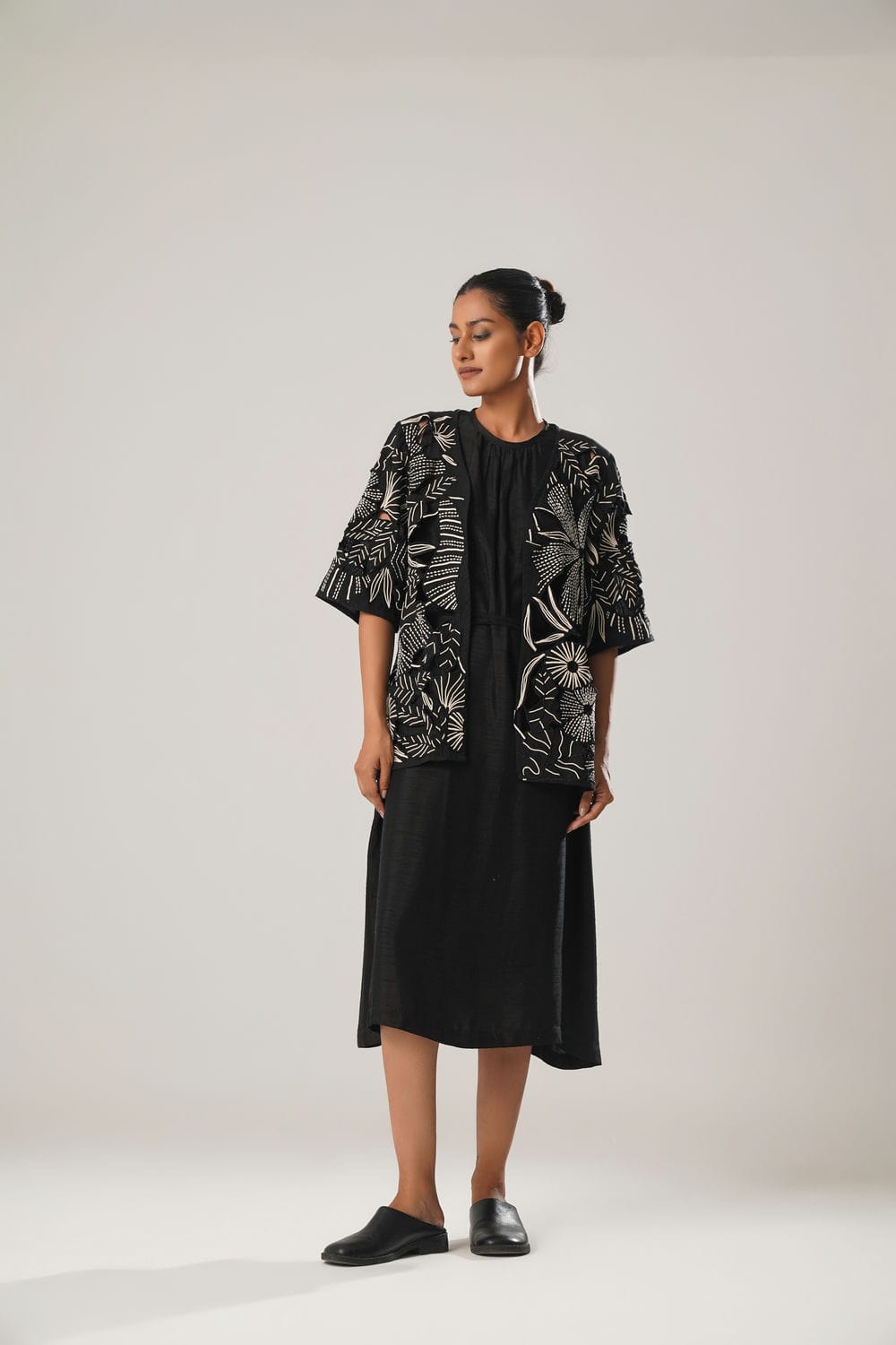 MJ Cutwork Jacket Set