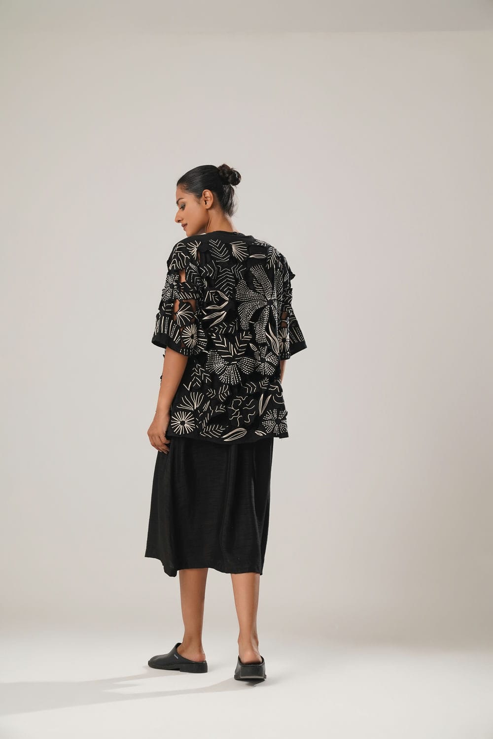 MJ Cutwork Jacket Set