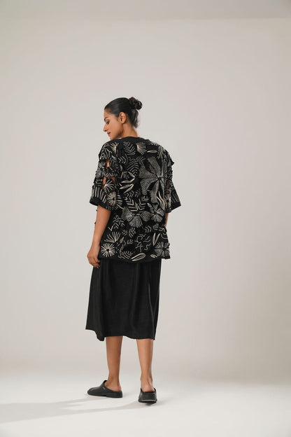 MJ Cutwork Jacket Set