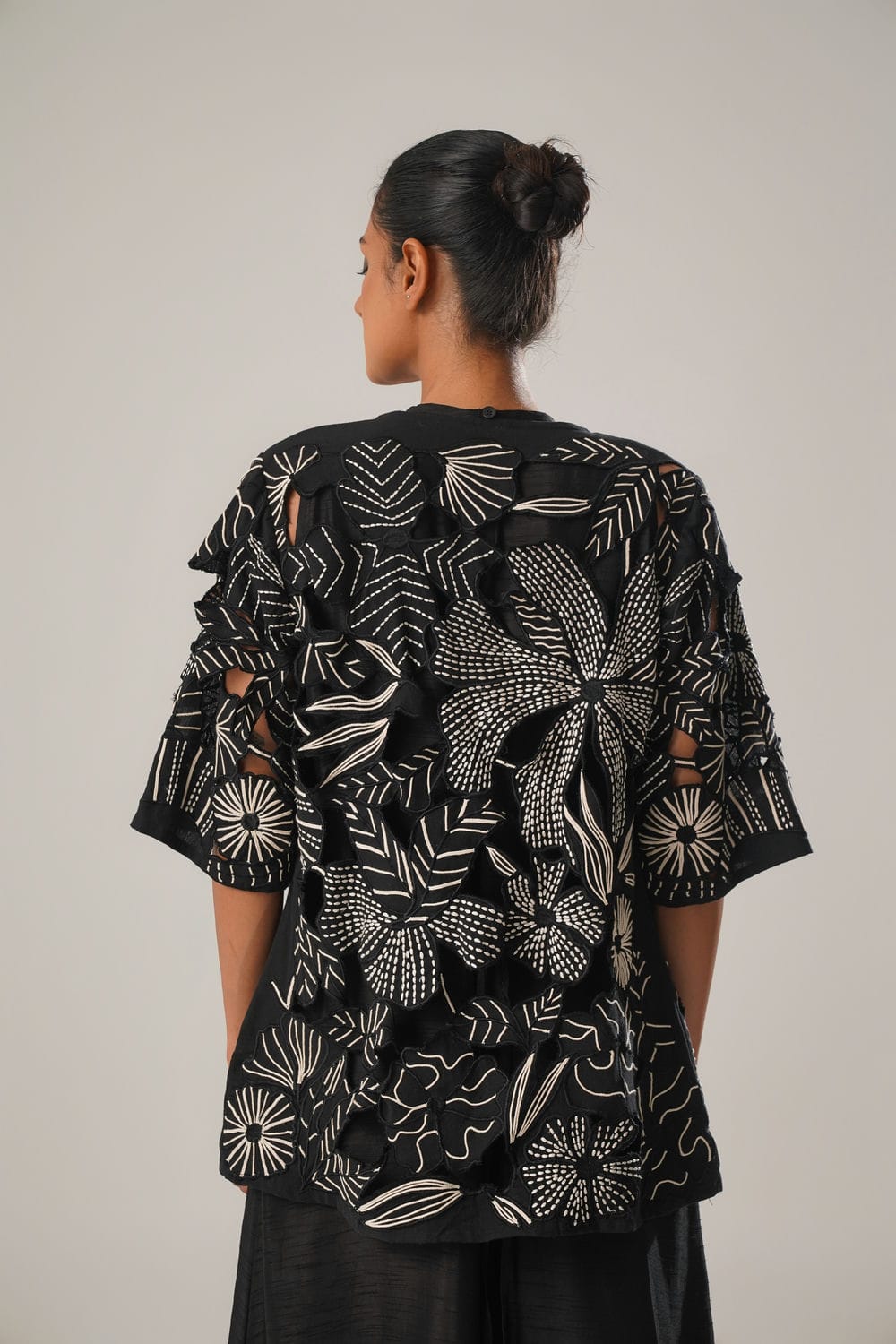 MJ Cutwork Jacket Set