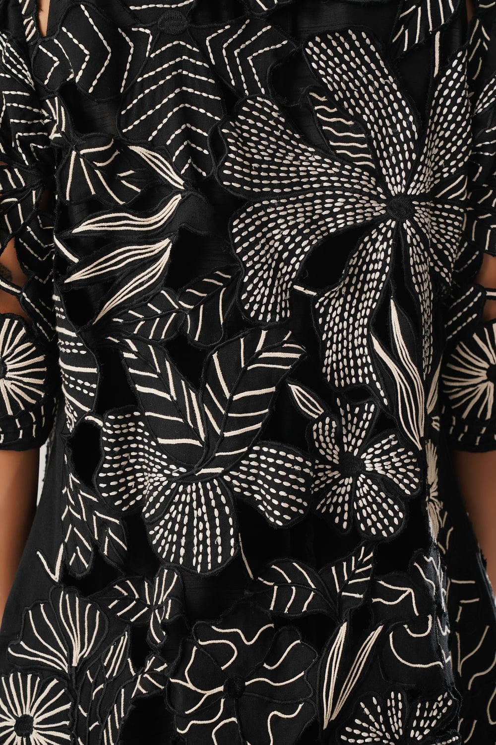 MJ Cutwork Jacket Set