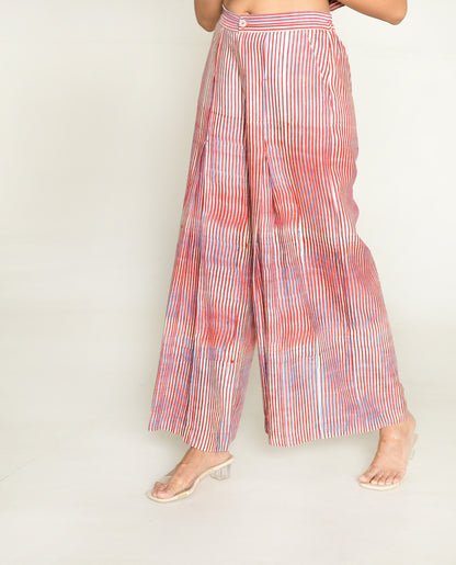 Plosky Cloud Kurta With Wide Leg Pant