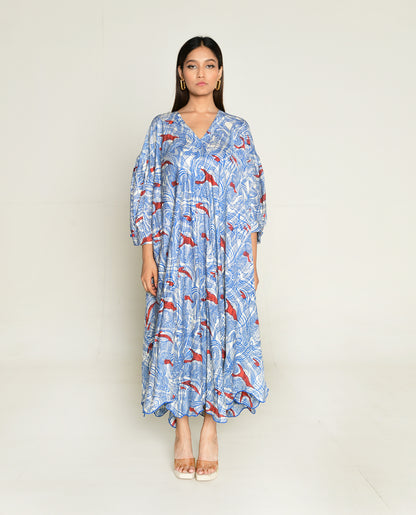 Ponzo Puff Sleeve Dress