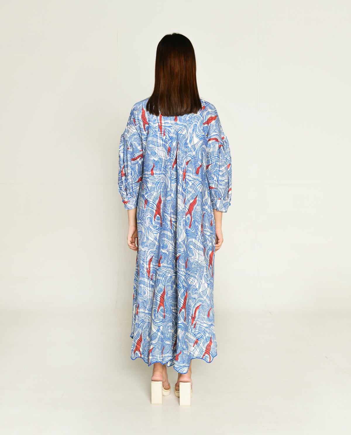 Ponzo Puff Sleeve Dress