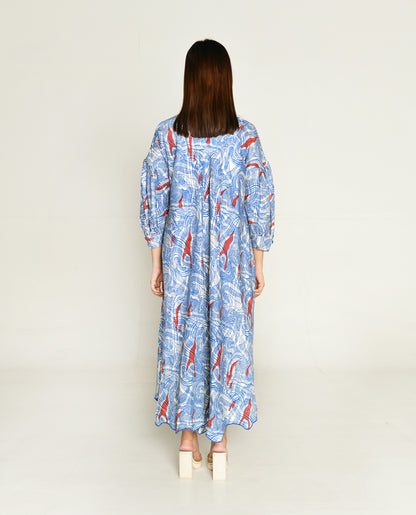 Ponzo Puff Sleeve Dress